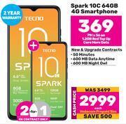 Game Tecno spark 10c 64gb 4g smartphone-each offer