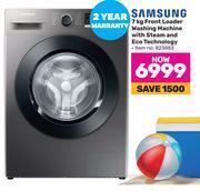 Game Samsung 7kg front loader washing machine with steam & eco technology offer