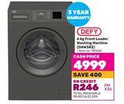 Game Defy 6kg front loader washing machine daw382 offer