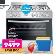 Game Univa 5 burner gas cooker electric stove uge019si offer