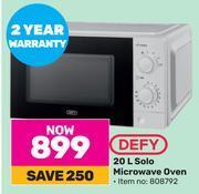Game Defy 20l solo microwave oven offer