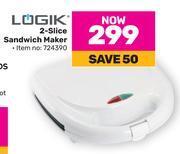 Game Logik 2 slice sandwich maker offer