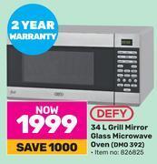 Game Defy 34l grill mirror glass microwave oven dmo 392 offer