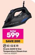 Game Meiger oracle 2600w one temperature steam iron offer