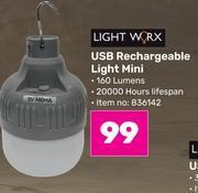 Lightworx usb rechargeable light mini