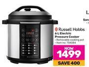 Game Russell hobbs 6l electric pressure cooker offer