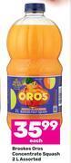 Game Brookes oros concentrate squash assorted-2l each offer
