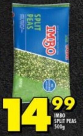 Shoprite IMBO SPLIT PEAS 500g offer