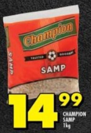Shoprite CHAMPION SAMP 1kg offer