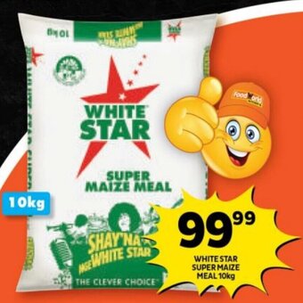 Shoprite WHITE STAR SUPER MAIZE MEAL 10kg offer
