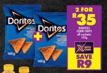 Shoprite DORITOS CORN CHIPS all variants 145g offer