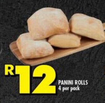 PANINI ROLLS 4 per pack