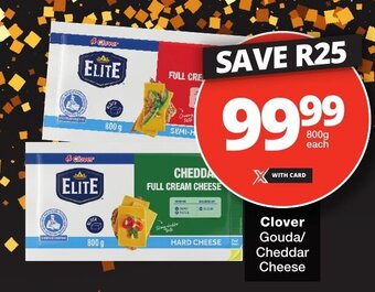 Checkers Clover Gouda/ Cheddar Cheese offer