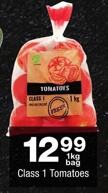 Checkers Class 1 Tomatoes offer