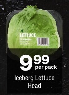 Checkers Iceberg Lettuce Head offer