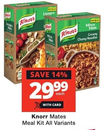 Checkers Knorr Mates Meal Kit All Variants offer