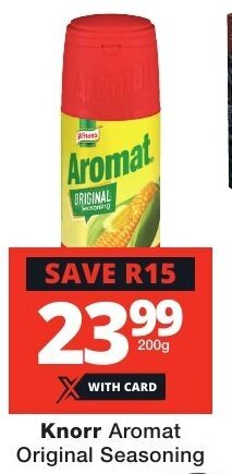 Checkers Knorr Aromat Original Seasoning offer