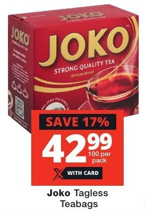 Joko Tagless Teabags