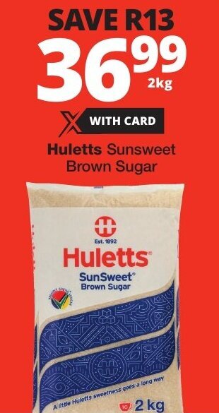 Checkers Huletts Sunsweet Brown Sugar offer
