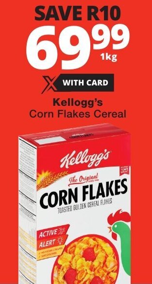 Checkers Kellogg's Corn Flakes Cereal offer