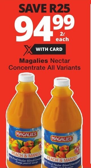 Magalies Nectar Concentrate All Variants