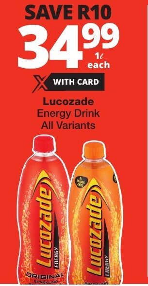 Lucozade Energy Drink All Variants
