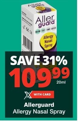 Checkers Allerguard Allergy Nasal Spray offer