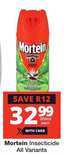 Checkers Mortein Insecticide All Variants offer
