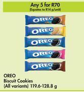Makro Oreo biscuit cookies (all variants)-for 5 x 119.6-128.8g offer