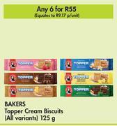 Makro Bakers topper cream biscuits (all variants)-for 6 x 125g offer