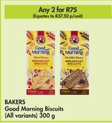 Makro Bakers good morning biscuits (all variants)-for 2 x 300g offer