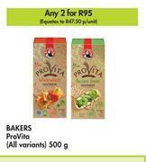 Bakers provita (all variants)-for 2 x 500g