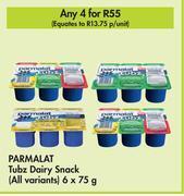 Makro Parmalat tubz dairy snack (all variants)-for 4 x 6 x 75g offer