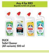Makro Duck toilet cleaner (all variants)-for 4 x 500ml offer
