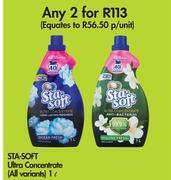 Makro Sta soft ultra concentrate (all variants)-for 2 x 1l offer