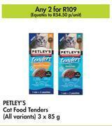 Makro Petley's cat food tenders (all variants)-for 2 x 3 x 85g offer