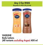 Makro Vaseline body lotions (all variants)-for 2 x 400ml offer