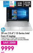 Makro Hp 39cm (15.6) 15 series intel core i5 laptop offer
