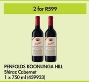 Makro Penfolds koonunga hill shiraz cabernet-for 2 x 750ml offer