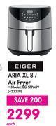 Makro Eiger aria xl 8l air fryer eg-sfpa09 offer