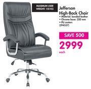 Makro Jefferson high-back chair offer