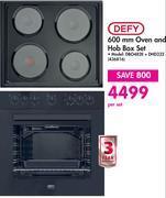 Makro Defy 600mm oven and hob box set 436816-per set offer