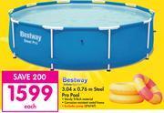 Makro Bestway 3.04 x 0.76m steel pro pool-each offer