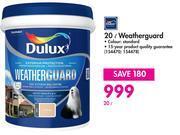 Makro Dulux weathergaurd -20l offer