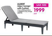 Allibert jaipur lounger with cushion-each