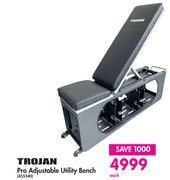 Makro Trojan pro adjustable utility bench offer