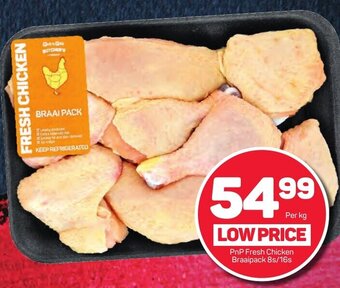 Pick n Pay PnP Fresh Chicken Braaipack 8s/16s offer