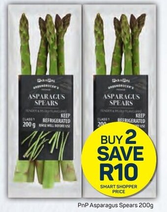 Pick n Pay PnP Asparagus Spears 200g offer