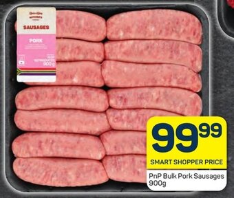 Pick n Pay PnP Bulk Pork Sausages 900g offer