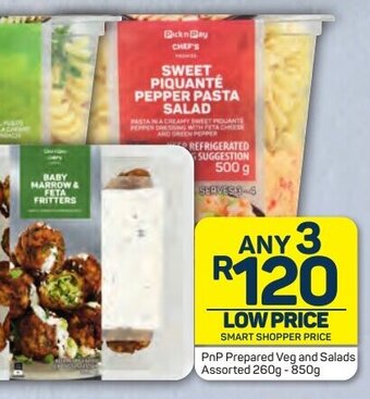 Pick n Pay PnP Prepared Veg and Salads Assorted 260g-850g offer